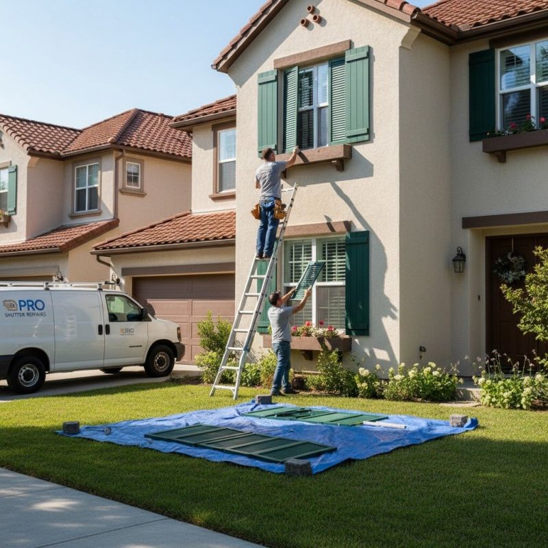 Shutter Reattachment in Littleton, CO